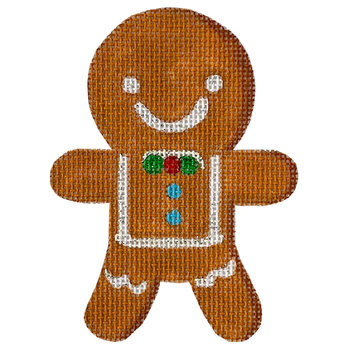 Gingerbread Boy with Gumdrop Tie