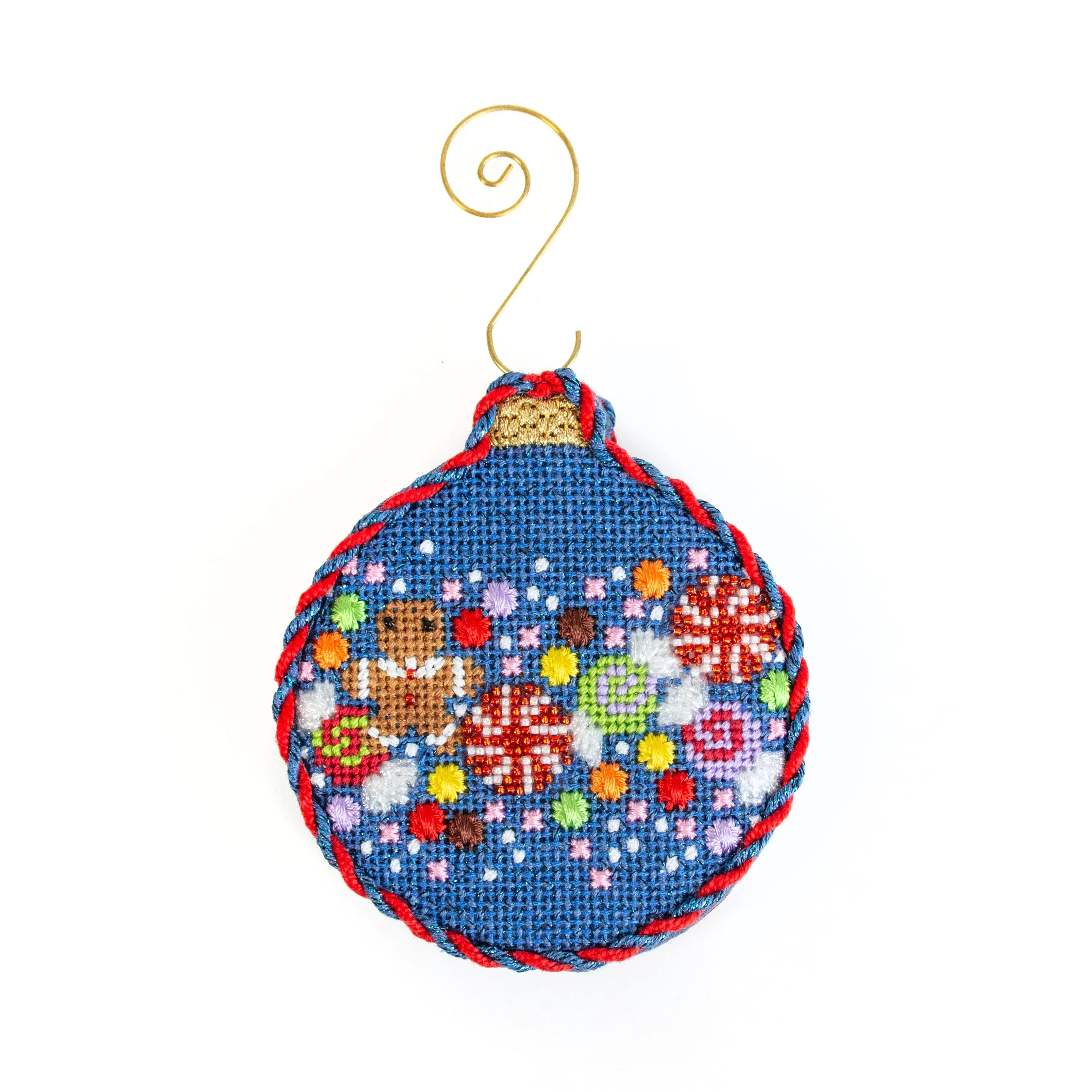 Gingerbread Confetti Ball Ornament Kit