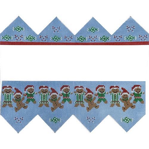 Gingerbread Kids 3D Present Ornament