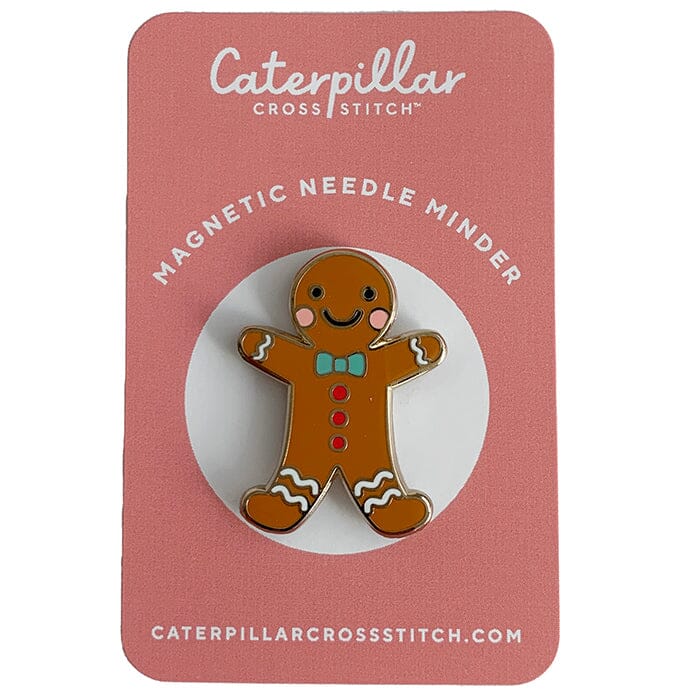 Gingerbread Man Enamel Needleminder