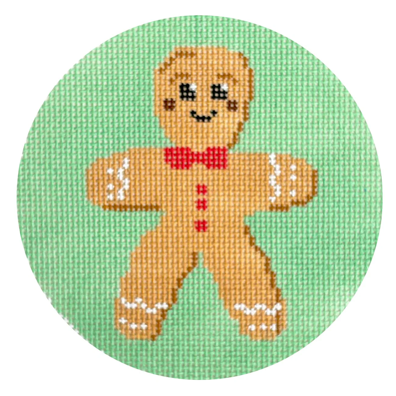 Gingerbread Man on Mint Round