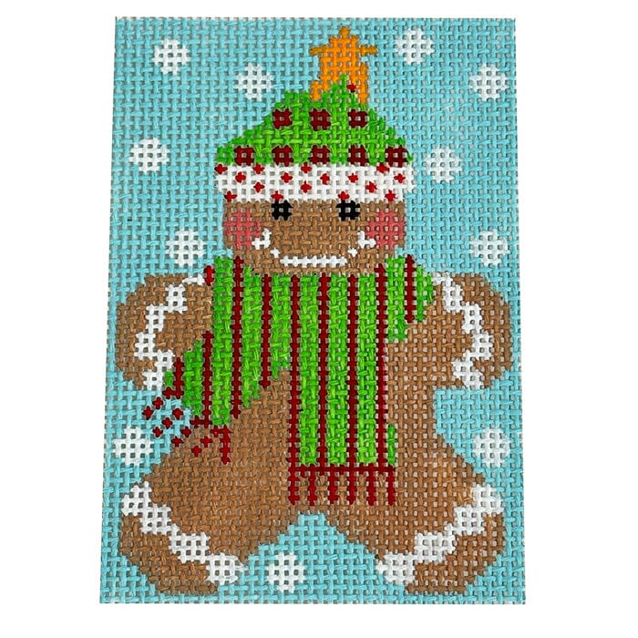 Gingerbread Ornament - Scarf with Dots