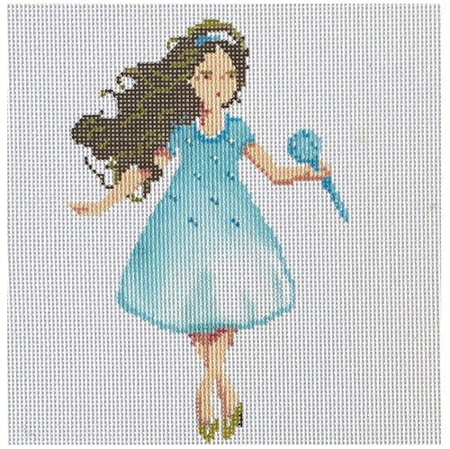 Girl in a Blue Dress
