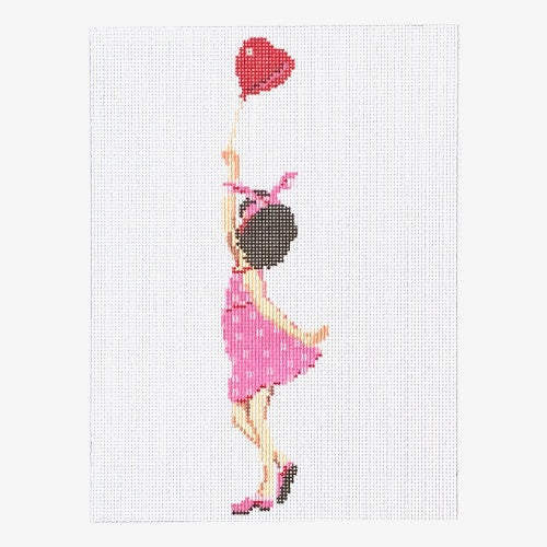 Girl with Heart Balloon