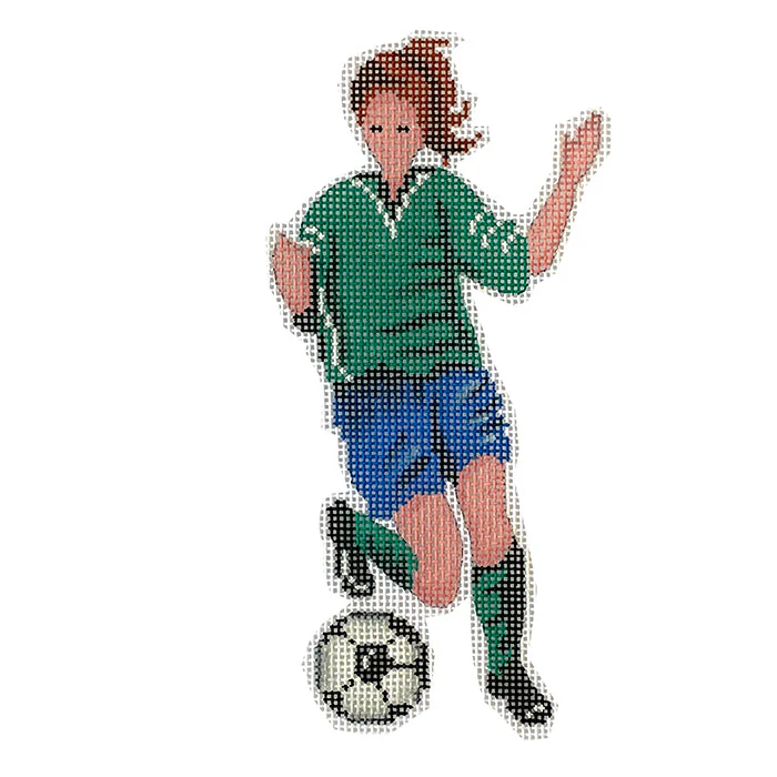 Girl's Soccer Ornament