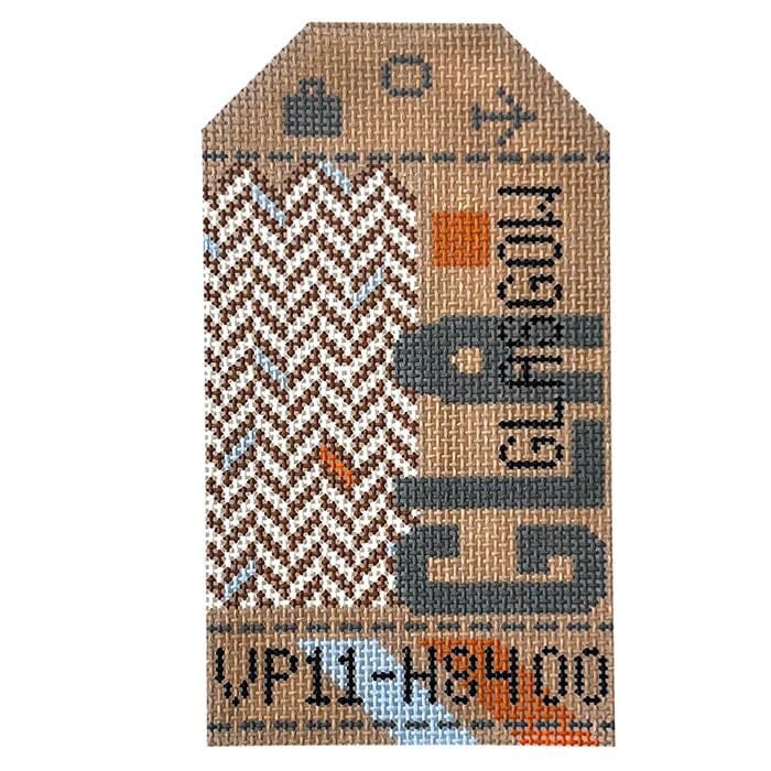 Glasgow GLA Retro Travel Tag