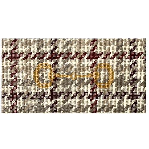 Gold Bit on Glen Plaid Insert