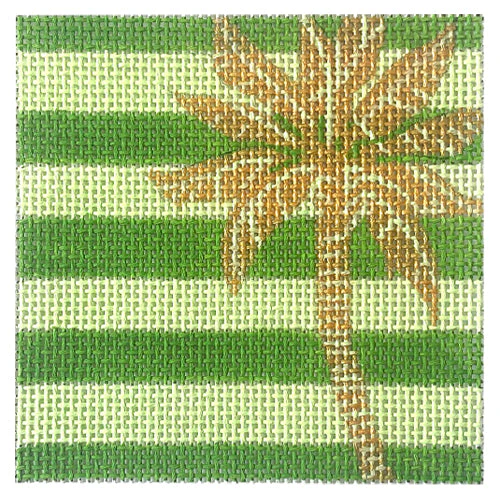 Gold Coast Palm on Lime Coaster