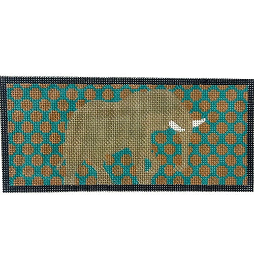 Gold Elephant on Teal BR Insert