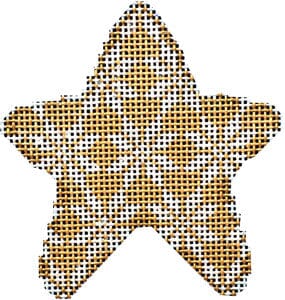 Gold Nordic Snowflake Mini Star