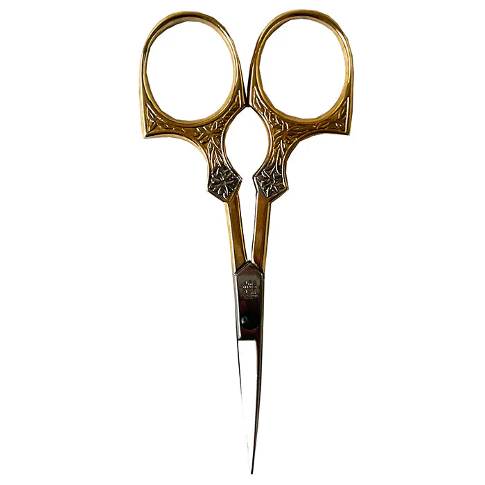 Gold Plated 3.5" Diamond Star Scissors
