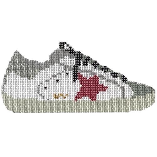 GG Sneaker - Pink Star with Silver Heel