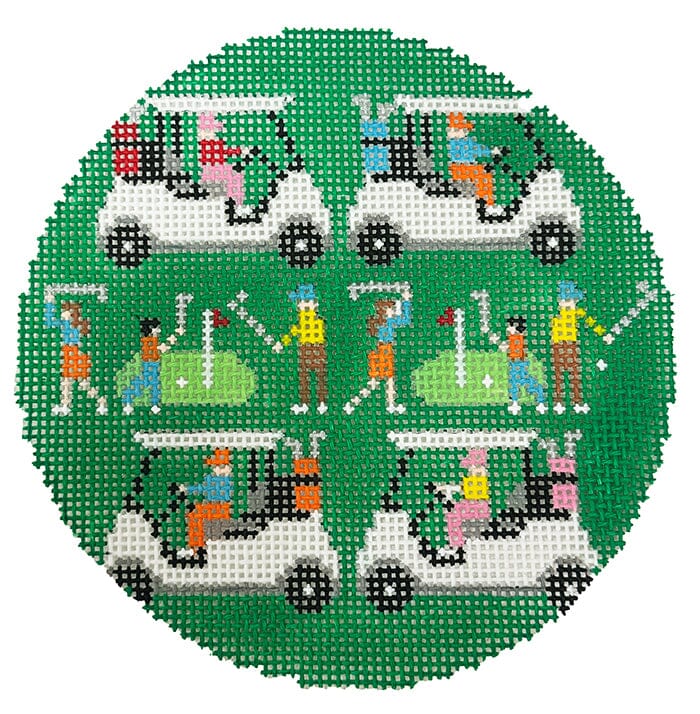 Golfers & Carts Round