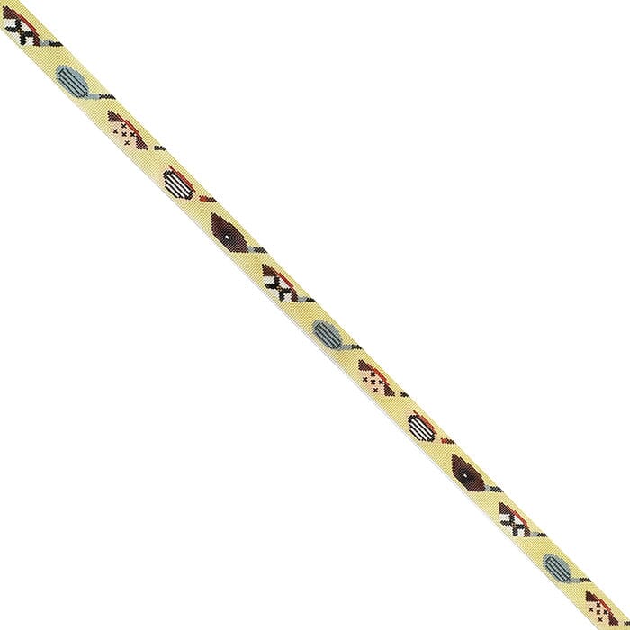 Antique Golf Clubs Belt on Yellow