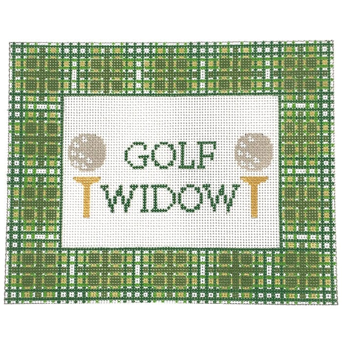 Golf Widow Green Plaid