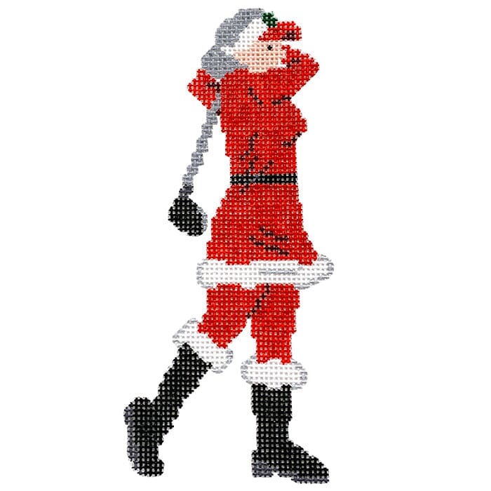 Golfing Mrs. Claus