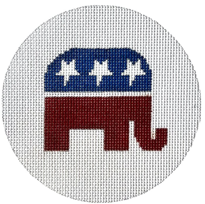 GOP Elephant Ornament