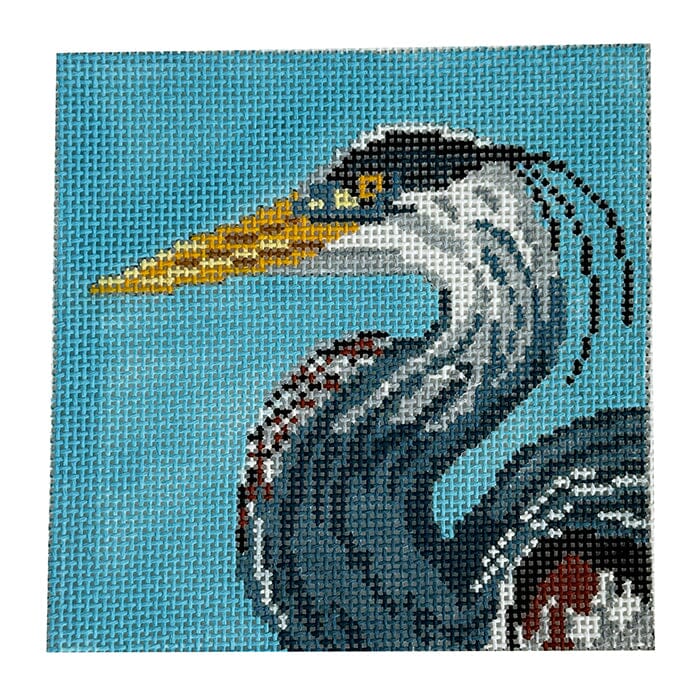 Great Blue Heron Head 4x4
