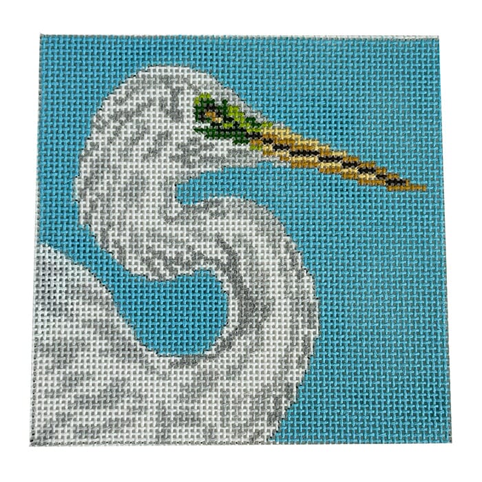 Great Egret Head 4x4