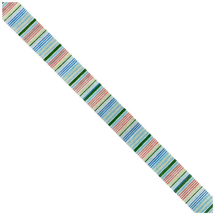 Green and Blue Candy Stripes Belt on 18