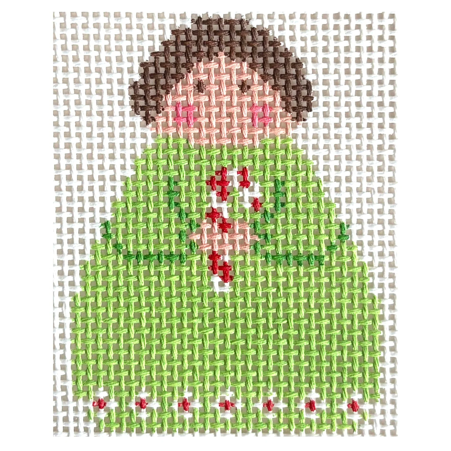 Green Angel with Candy Cane
