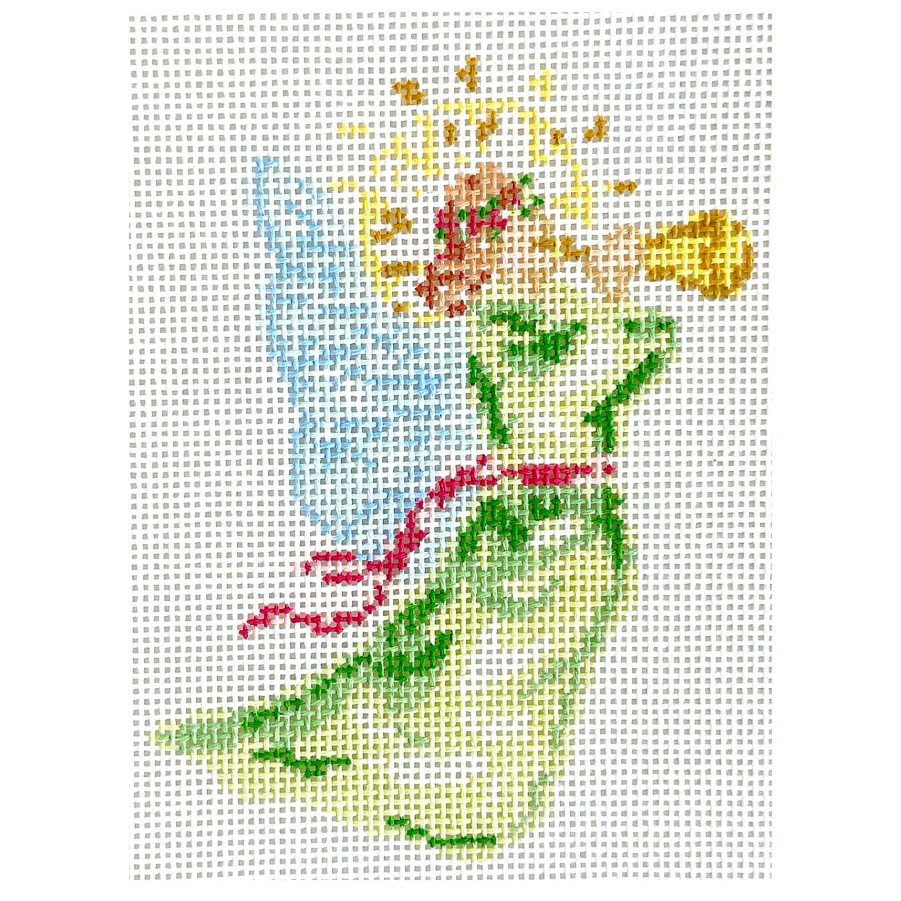 Green Angel with Trumpet