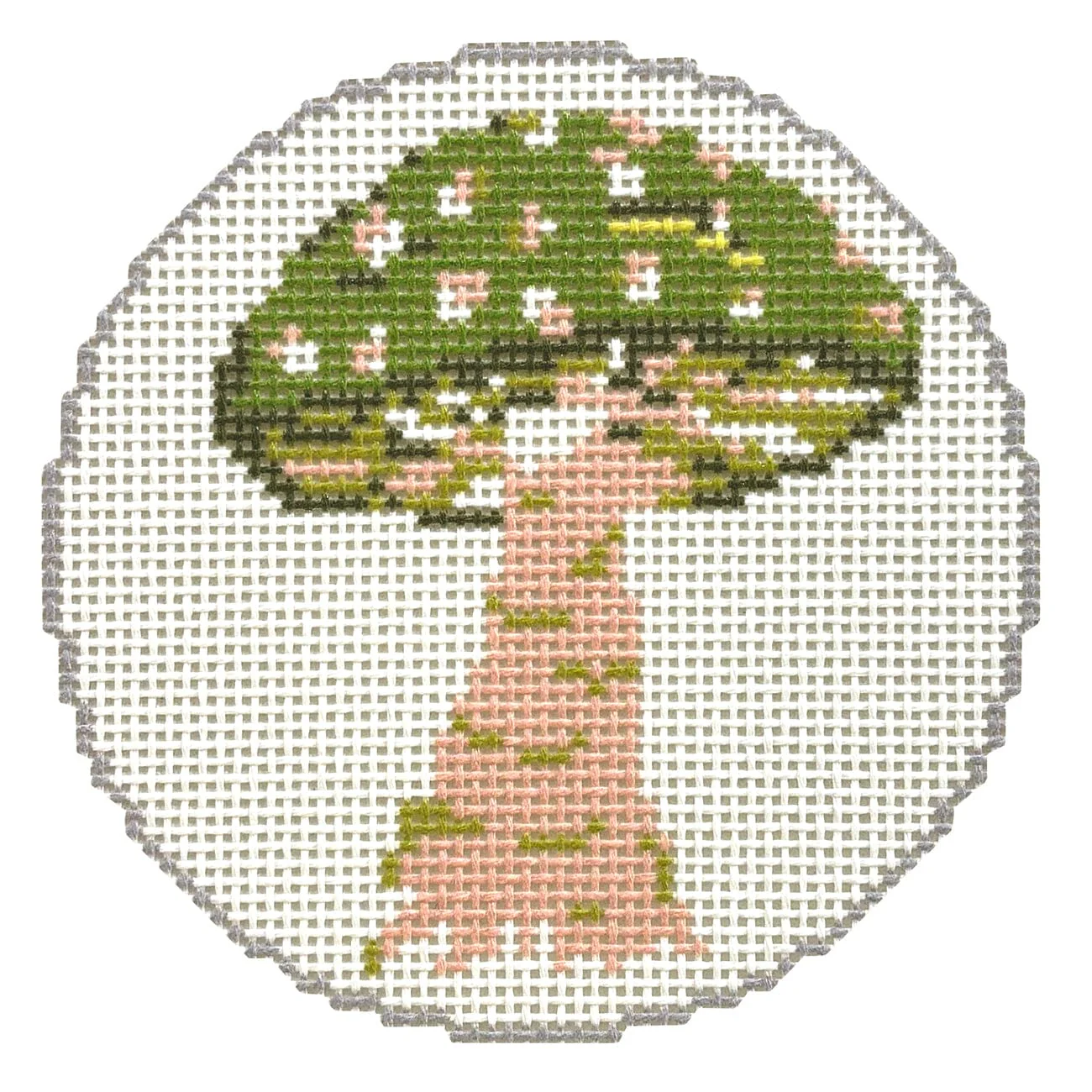 Green Mushroom Ornament