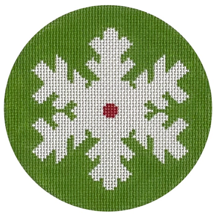 Green Simple Snowflake