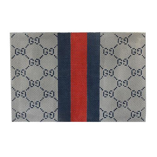 G's Blue / Gray with Stripe Clutch