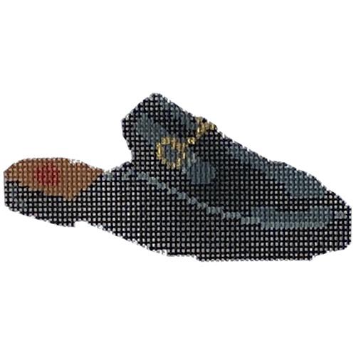 Fancy Princetown Loafer Mule - Black