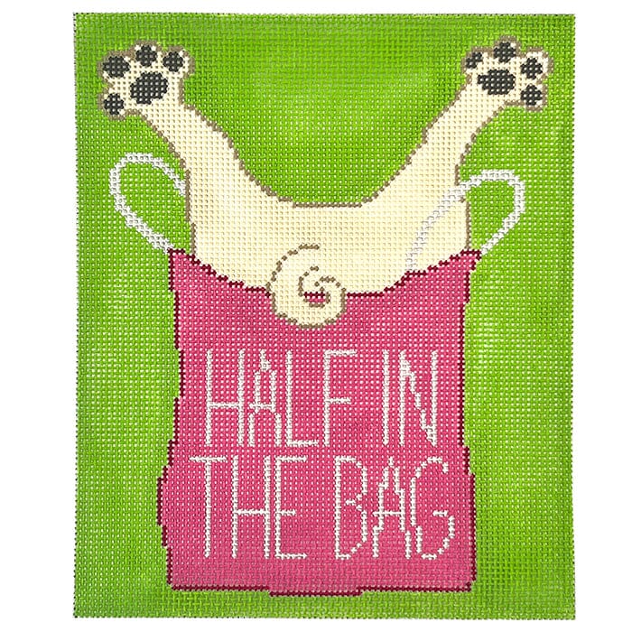 Half in the Bag Dog Sign