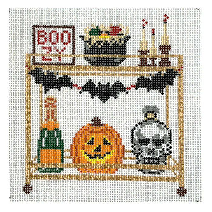 Halloween Bar Cart