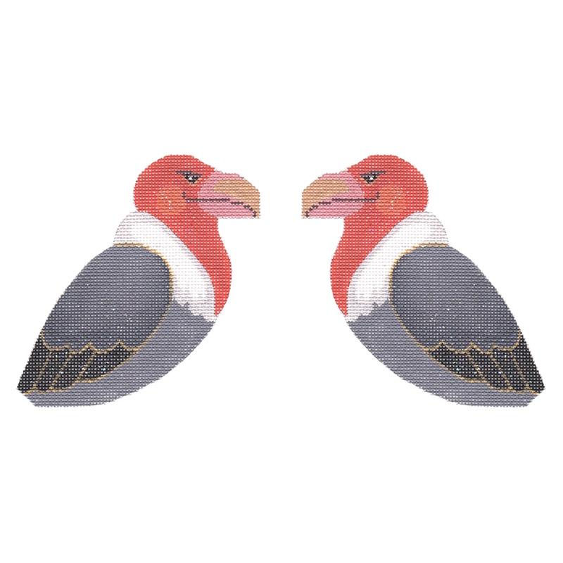 Halloween Vulture Double Sided Clip-On