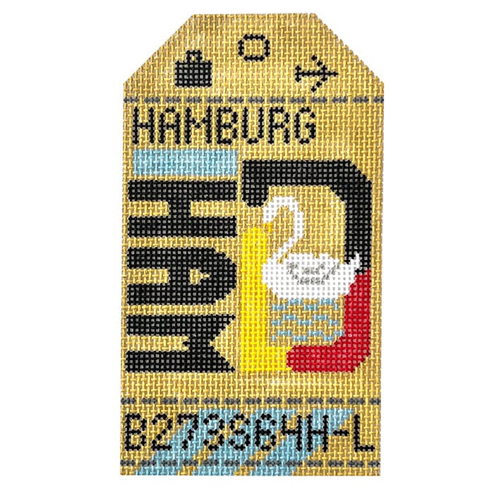 Hamburg HAM Retro Travel Tag