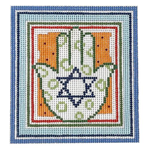 Hamsa with Star of David