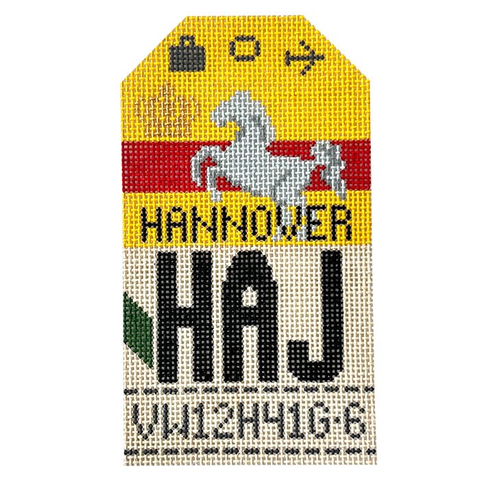 Hannover HAJ Retro Travel Tag