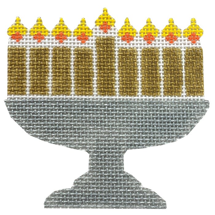 Hanukkah Menorah - Gold & Silver