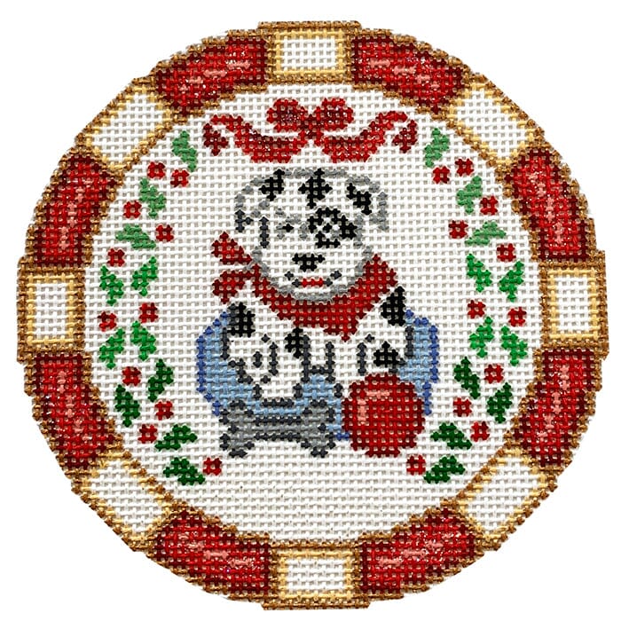 Happy Holidays Christmas Dog Ornament
