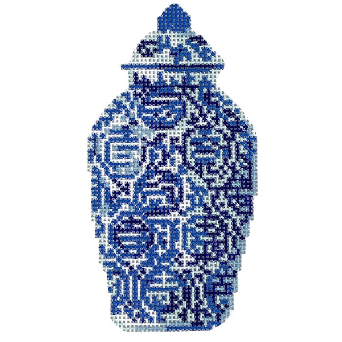 Haute Chinoiserie Blue Jar