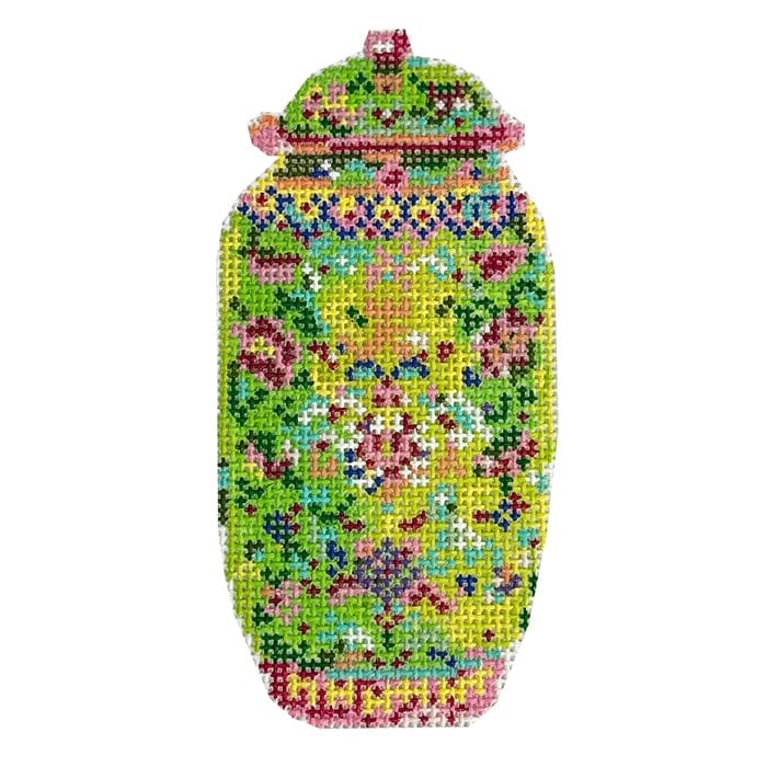 Haute Chinoiserie Green Jar
