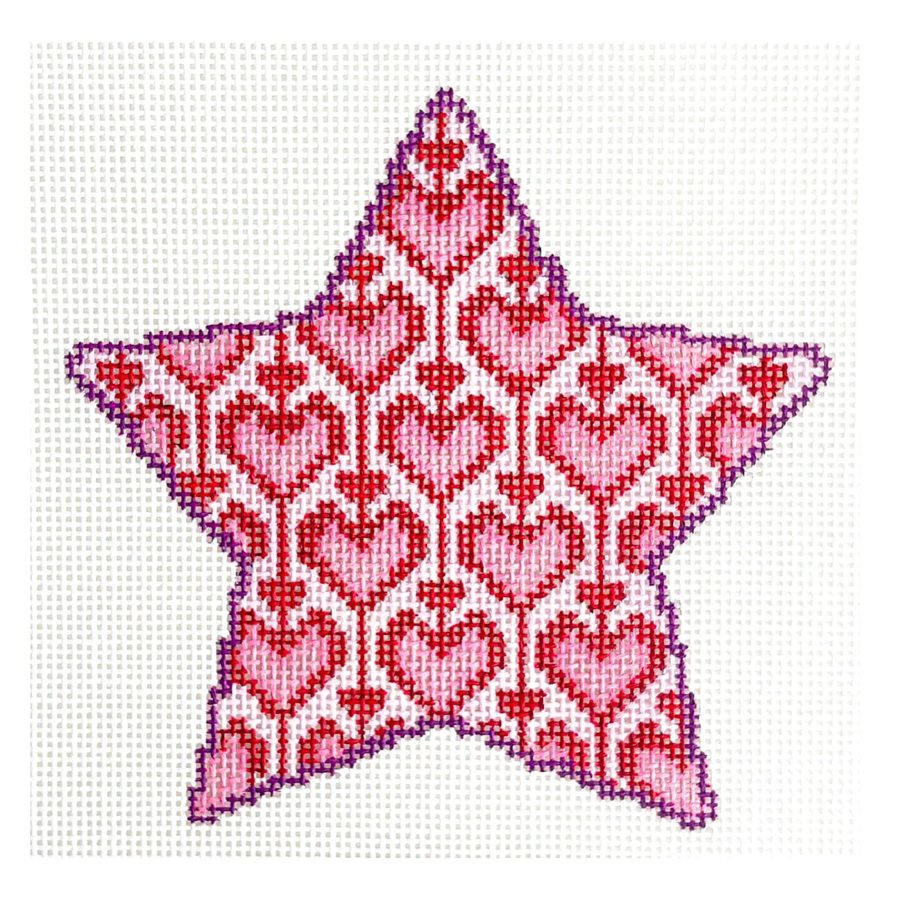 Heart Star Ornament