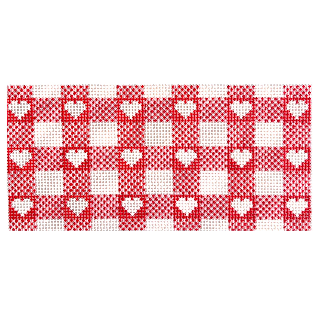 Hearts Gingham Glasses Case