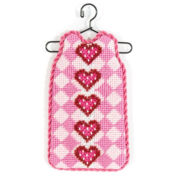 Hearts/Harlequin Mini Shift with Stitch Guide