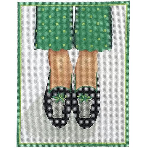 Here's Looking at Shoe - Stubbs & Wootton Mint Julep Slippers