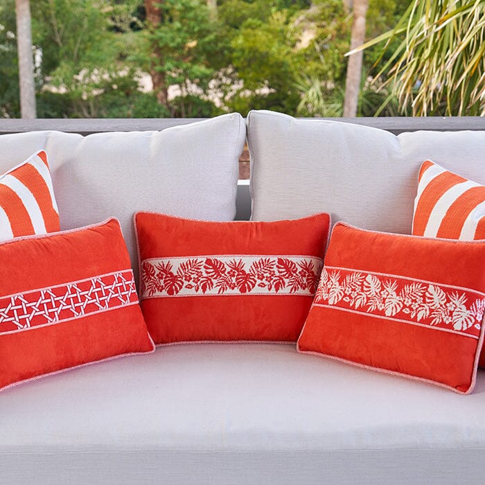 Hibiscus Band - Orange on White - Image 2