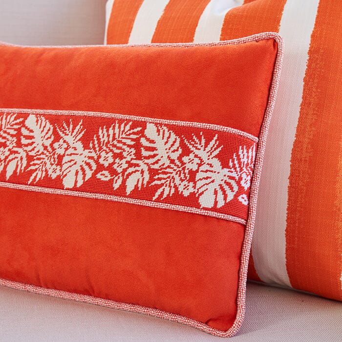 Hibiscus Band - White on Orange - Image 4