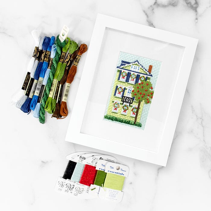 Historic Green Christmas House Kit