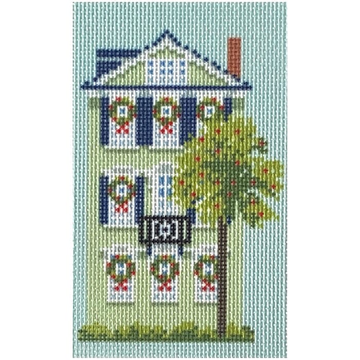 Historic Green Christmas House Kit - Image 2