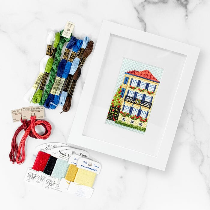 Historic Yellow Christmas House Kit