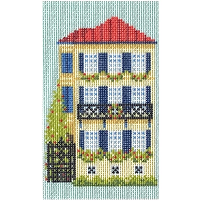 Historic Yellow Christmas House Kit - Image 2